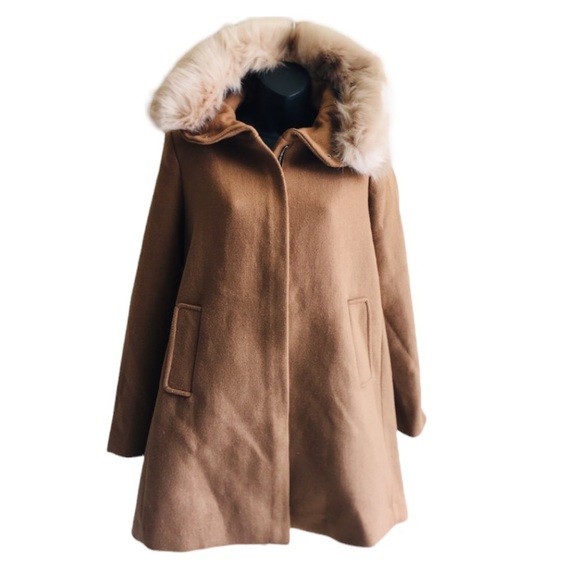 ESSENZA Jackets & Blazers - NWT Essenza Hooded Wool Coat. Size S